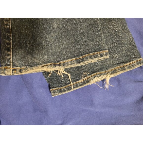 VTG Lucky Brand Womens Jeans 4/27 American Low rise Frayed Hem Bootcut Western - Picture 3 of 6